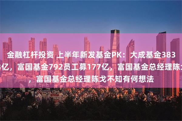 金融杠杆投资 上半年新发基金PK：大成基金383位员工募资183亿，富国基金792员工募177亿，富国基金总经理陈戈不知有何想法