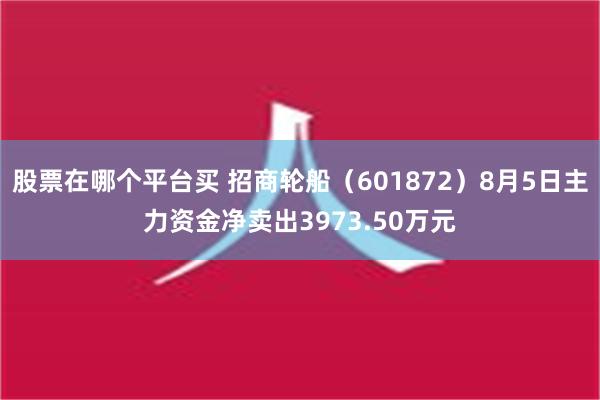 股票在哪个平台买 招商轮船（601872）8月5日主力资金净卖出3973.50万元