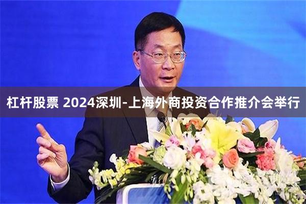 杠杆股票 2024深圳-上海外商投资合作推介会举行