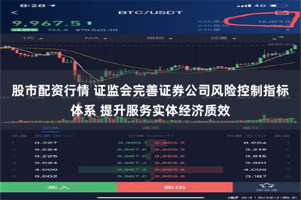 股市配资行情 证监会完善证券公司风险控制指标体系 提升服务实体经济质效