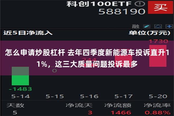 怎么申请炒股杠杆 去年四季度新能源车投诉直升11%，这三大质量问题投诉最多